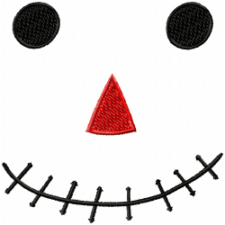 Faces Embroidery Design 5